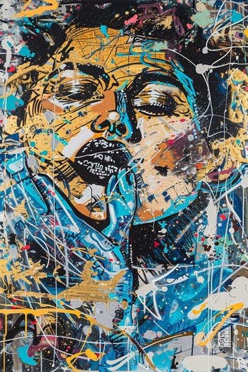 Dine Chanima (XX-XXI) - (XXL) Giant The Brilliant Graffiti