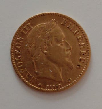 France. Napoléon III. 10 Francs 1864-A, Paris
