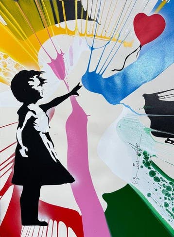 Mr Brainwash (1966) - Balloon Girl (unq 1/1)