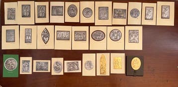Enrico Manfrini - Collection de 28 plaquettes et médailles