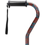 Wandelstok met offset handvat - Blauw Paisley, Ophalen of Verzenden, Nieuw