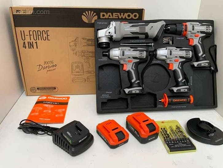 Powertool set Daewoo DAMWS266, Doe-het-zelf en Bouw, Gereedschap | Handgereedschap, Ophalen