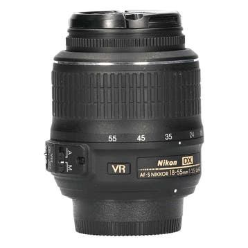 Nikon AF-S 18-55mm f/3.5-5.6G VR DX met garantie, Ophalen of Verzenden, Gebruikt