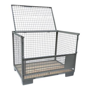 Gitterbox GB015 - gelakt, met anti-diefstalklep