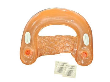 Veiling - Opblaasbare Zwembad Sofa - Oranje, Tuin en Terras, Nieuw