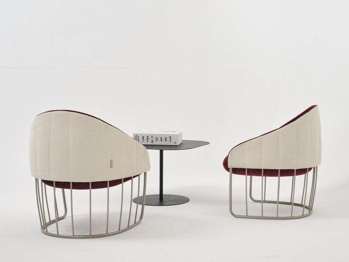 Sancal - Studio Note - Sofa (2) - Staal, stof - Sofa Tonella, Antiquités & Art, Art | Objets design