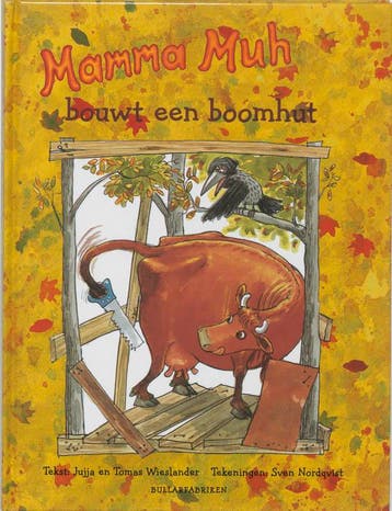 Mamma Muh bouwt een boomhut 9789087960018 T. Wieslander, Boeken, Verzenden, Zo goed als nieuw, T. Wieslander