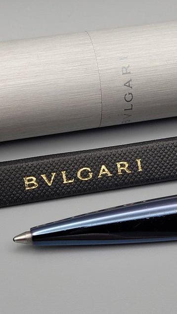 BVLGARI Eccentric Metallic Blue BVLGARI - Zonder, Verzamelen, Nieuw