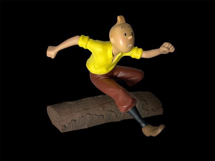 Statuette Leblon-Delienne - Tintin - Tintin au tronc d’arbre, Livres, BD | Comics