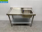 RVS Vogue Spoeltafel Spoelbak 120 x 60 x 90 cm Horeca, Ophalen of Verzenden, Nieuw in verpakking