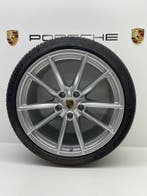Porsche 992 ORIGINELE 20/21inch Carrera S zilver winterset, Ophalen, Gebruikt, 295 mm, Banden en Velgen