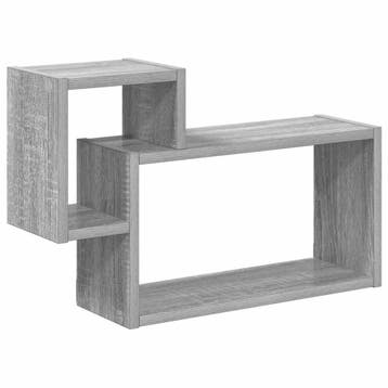 vidaXL Wandplank Muurmontage Grijs Sonoma 55 x 15 x 35 cm, Verzenden, Nieuw