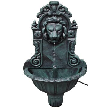 vidaXL Muurfontein leeuwenkop, Tuin en Terras, Waterpartijen en Fonteinen, Verzenden, Nieuw