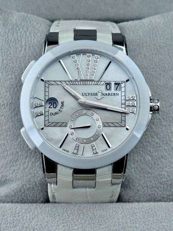 Ulysse Nardin - Executive Daul Time Automatic Daimond Mother