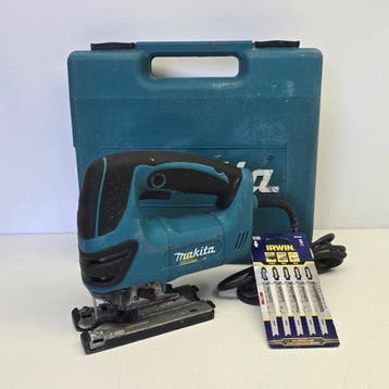 Makita 4350T Decoupeerzaag Incl. Koffer | Nette Staat, Doe-het-zelf en Bouw, Gereedschap | Zaagmachines, Ophalen of Verzenden