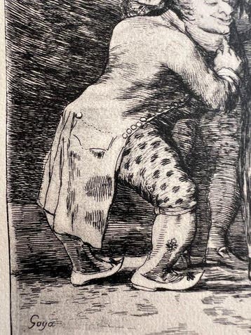 Francisco de Goya - Early 1800s - Los Caprichos - Que, Antiek en Kunst