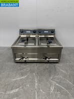 Friteuse Hakpro en acier inoxydable 2 x 12 litres 2 x 400V, Verzenden