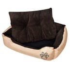 vidaXL Hondenmand bruin en Beige XXL, Dieren en Toebehoren, Verzenden, Nieuw