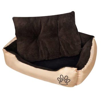 vidaXL Hondenmand bruin en Beige XXL, Verzenden, Nieuw