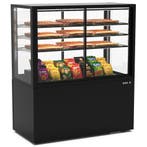 Neutrale Vitrine | INTEGRA | Zwart | 4 Niveaus |, Verzenden, Nieuw in verpakking