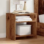 vidaXL Nachtkastjes 2 st 40x30x40 cm bewerkt hout oud, Huis en Inrichting, Verzenden, Nieuw