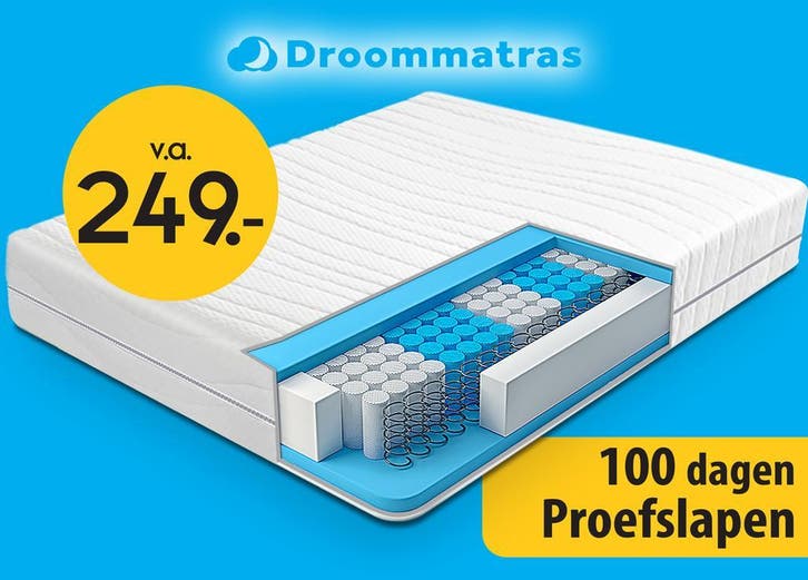 MATRAS   90x210 cm  Pocketveringmatras met 7 comfort zones, Huis en Inrichting, Slaapkamer | Matrassen en Bedbodems, 90 cm, 210 cm