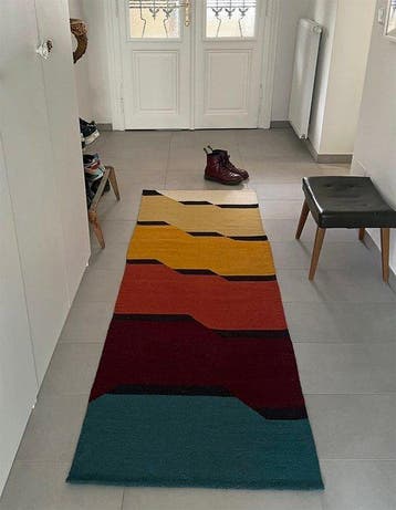 Nilo Kilim - Kelim - 240 cm - 80 cm - Kilim de créateur fait