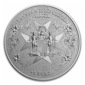 Malte. 5 Euro 2023 – Golden Eagle – 1 oz Silver coin – Ag