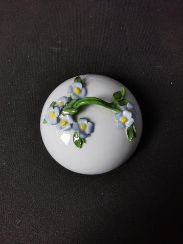 Herend - Forget me not fiori - Scatola - D.8cm - 1.Wahl -, Antiek en Kunst