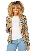 Feest Confetti Blazer Dames OppoSuits, Verzenden, Nieuw