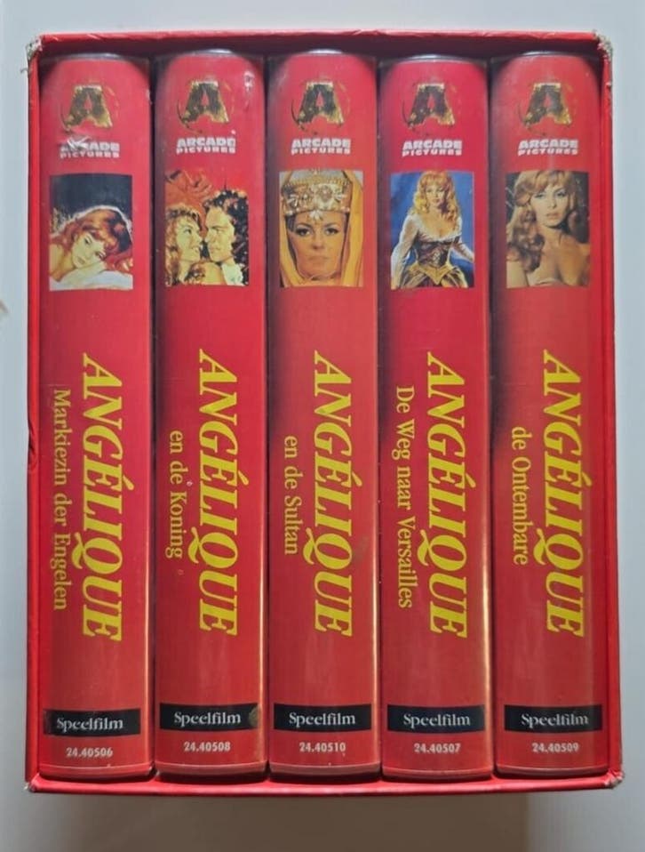 ANGÉLIQUE I-V (PLEASE READ REMARKS) (VHS), Cd's en Dvd's, VHS | Film, Gebruikt