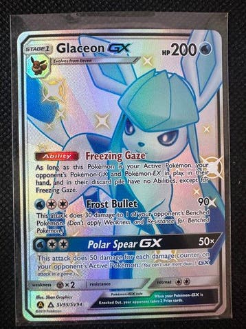 Pokémon - 1 Card - Glaceon SV55/SV94 Illustration complète,