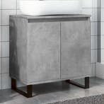 vidaXL Badkamerkast 58x33x60 cm bewerkt hout betongrijs, Huis en Inrichting, Badkamer | Badkamermeubels, Verzenden, Nieuw