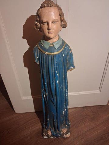 Statue, Heilgenbeeld - 19e eeuw - 85 cm - Bois