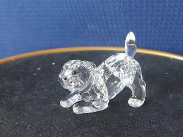 Swarovski - Beeldje - Labrador Puppy - Playing - Kristal