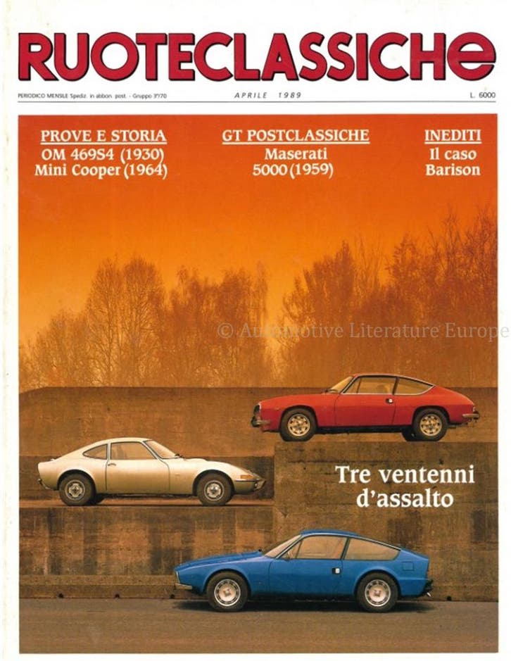 1989 RUOTECLASSICHE MAGAZINE 17 ITALIAANS, Boeken, Auto's | Folders en Tijdschriften