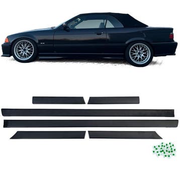 Brede stootlijsten BMW 3 serie E36 coupe cabrio B9230