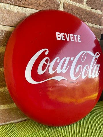Coca-Cola - Buvez CocaCola, enseigne émaillée - Enseigne en