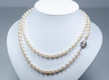 Sans prix de réserve - Collier - Argent 835 - Ø 7-7,5 mm