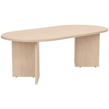 Evila Salontafel - Houtkleurig - Nieuw/Ongebruikt - Melamine, Verzenden, Nieuw, 100 tot 150 cm, Scandinavisch