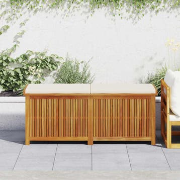 vidaXL Kussenbox voor buiten 150x50x60,5 cm massief, Tuin en Terras, Bergingen en Tuinkasten, Verzenden, Nieuw