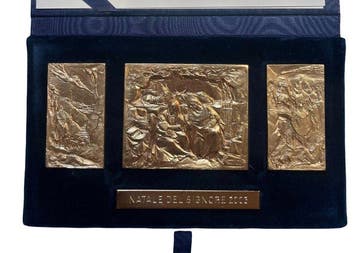 Enrico Manfrini – Triptyque de la Nativité - Noël du, Antiek en Kunst
