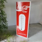 Coca-Cola Reclamebord & Thermometer, Emaillerie Belge -