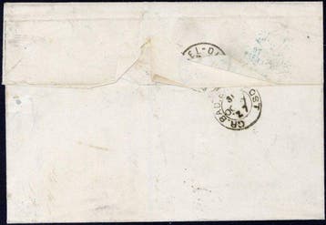 Pruisen 1861 - Prachtstukken met blauw Bahnpost-Ra3 Berlin, Gestempeld