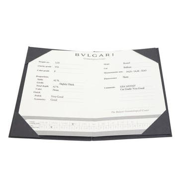 Bvlgari - Ring - Corona Platina Diamant (Natuurlijk), Nieuw