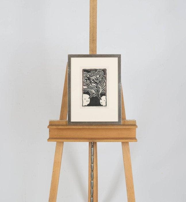 Mark Brusse (1937) - Oog in oog, Antiek en Kunst, Kunst | Designobjecten