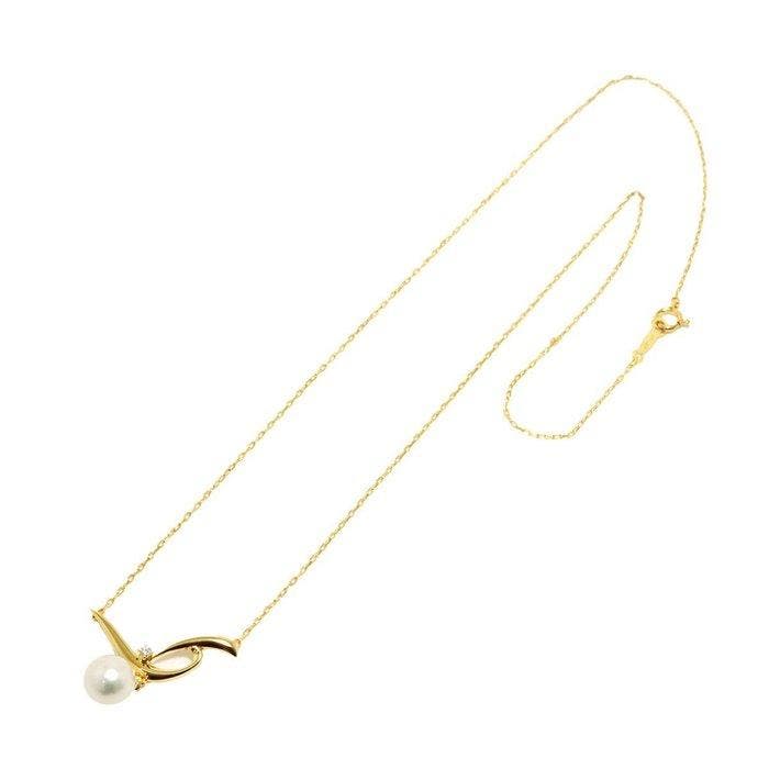 Mikimoto - Halsketting - 18 karaat Geel goud, Bijoux, Sacs & Beauté, Colliers
