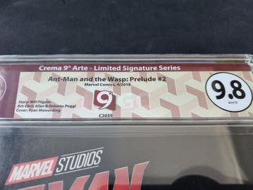 Ant-Man and the Wasp: Prelude #2 - EGC 9.8 - 1 Signed graded, Nieuw