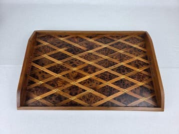 Dienblad - Thuya - Grote serveertray met inleg van