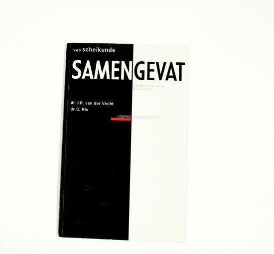 Vwo Samengevat Scheikunde - van der Vecht, Boeken, Overige Boeken, Verzenden